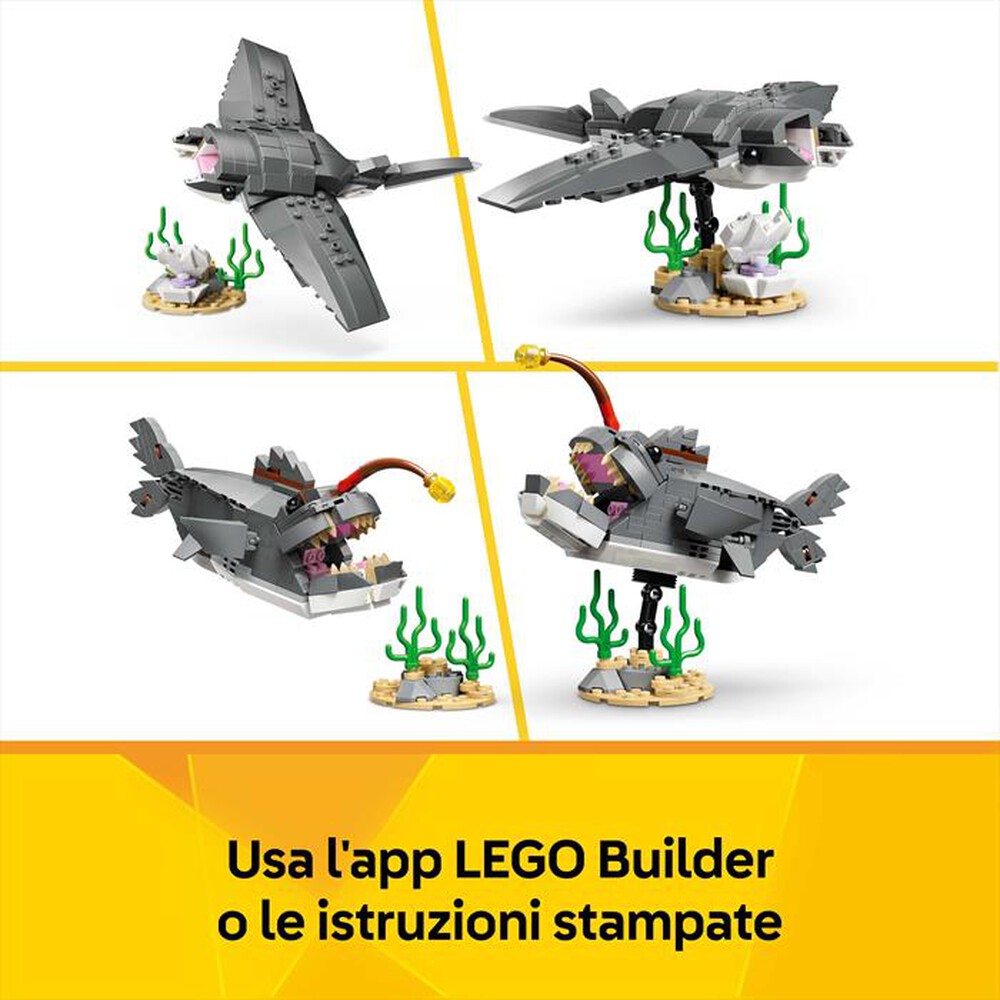 Immagine del prodotto LEGO - CREATOR 3IN1 Squalo con scrigno del tesoro - 31381