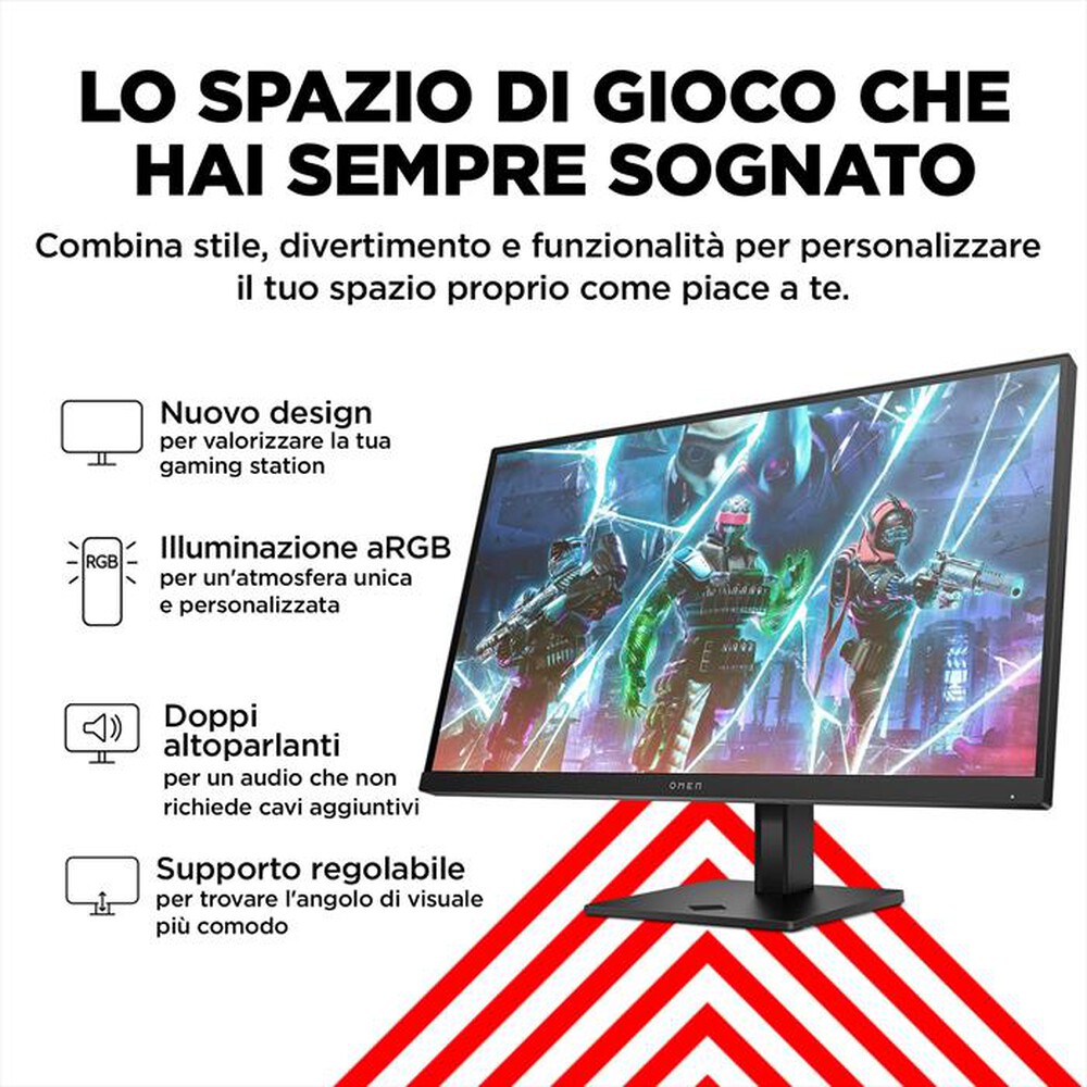 Immagine del prodotto HP - Monitor Gaming WLED FHD 27" OMEN 27S-Nero