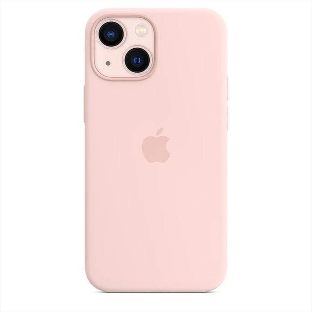 "APPLE - iPhone 13 mini Silicone Case with MagSafe-Chalk Pink"