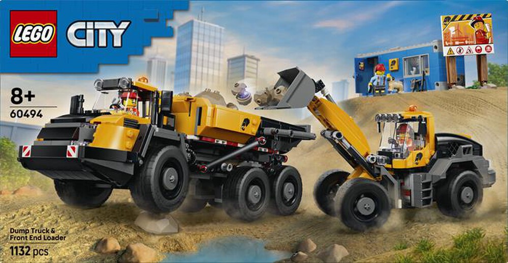 Immagine del prodotto LEGO - CITY Camion ribaltabile e pala meccanica - 60494