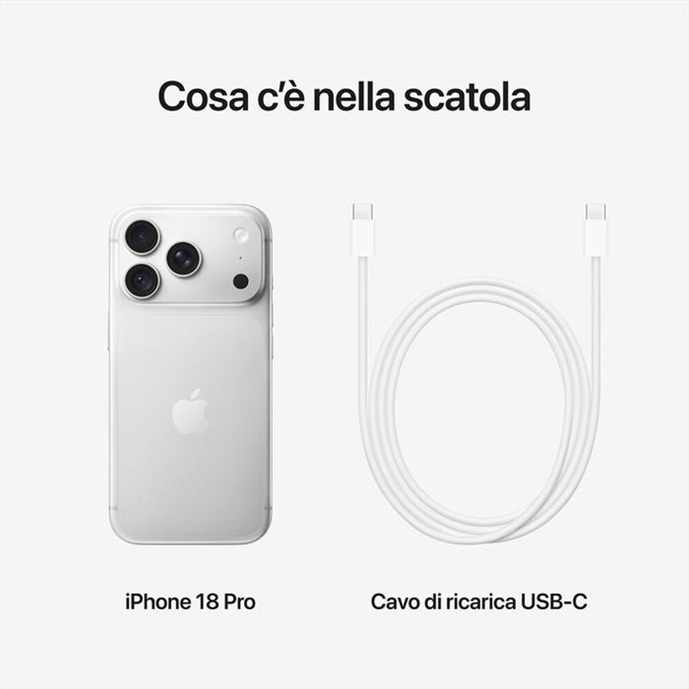 Immagine del prodotto APPLE - iPhone 18 Pro 512GB-Argento