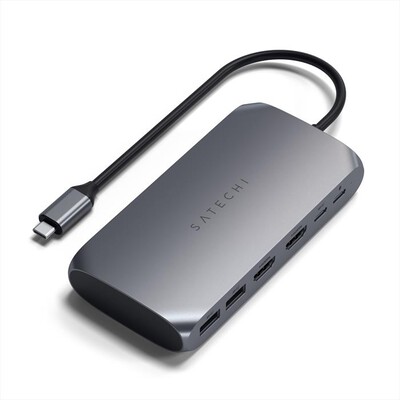 SATECHI - ADATTATORE MULTIMEDIALE USB-C M1-SPACE GREY