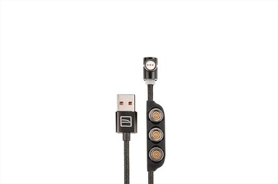 TUCANO - MULTI USB MAGNETIC CHARGING 3-IN-1 CABLE-Nero