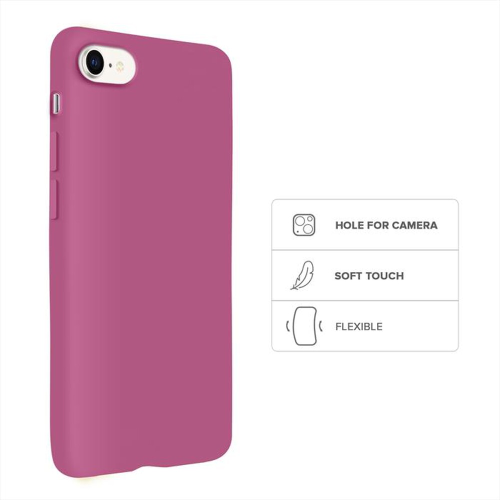 "SBS - Cover Rainbow TERBWIP8F per iPhone SE 2020/8/7-Fuchsia"