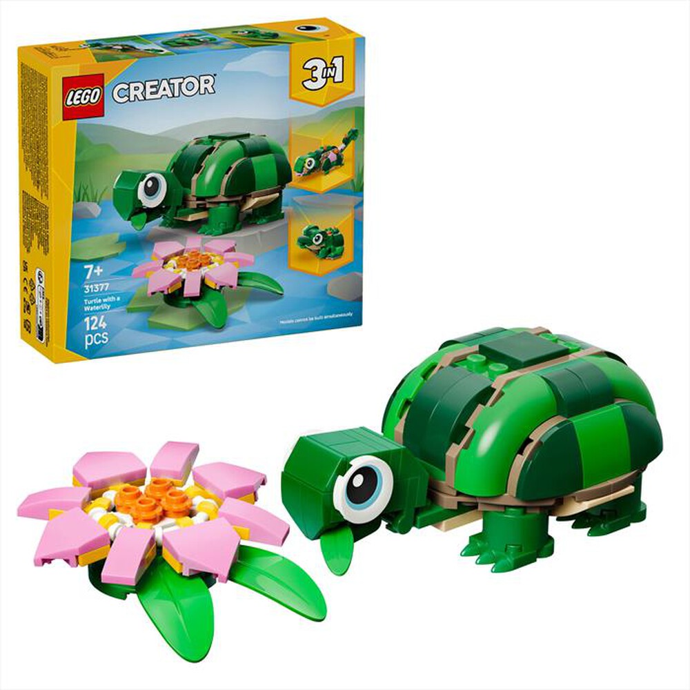 Immagine del prodotto LEGO - CREATOR 3IN1 Tartaruga con fiore di ninfea - 31377