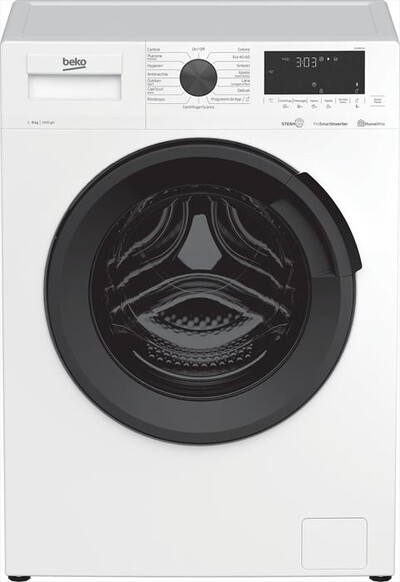 BEKO - Lavatrice EUR8C4A 8 Kg Classe C-Bianco
