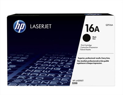 HP - 16A TONER ORIGINALE-Nero