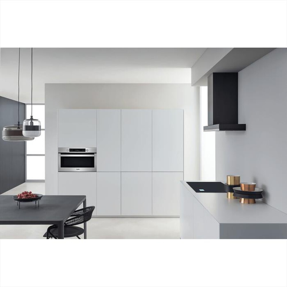 "WHIRLPOOL - Forno microonde da incasso W67 MN840 NB-Nero"