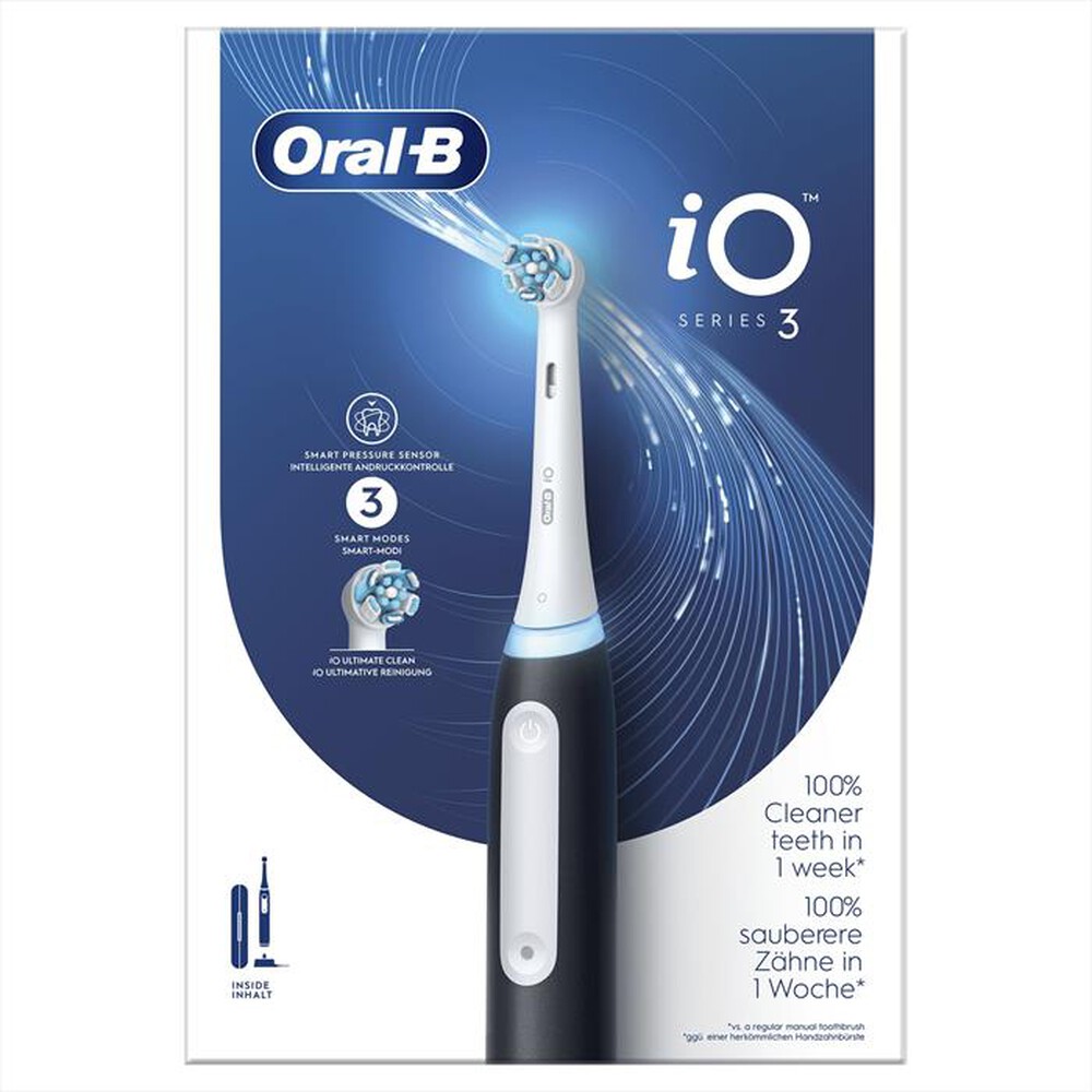 "ORAL-B - Spazzolino elettrico IO 3-Nero"