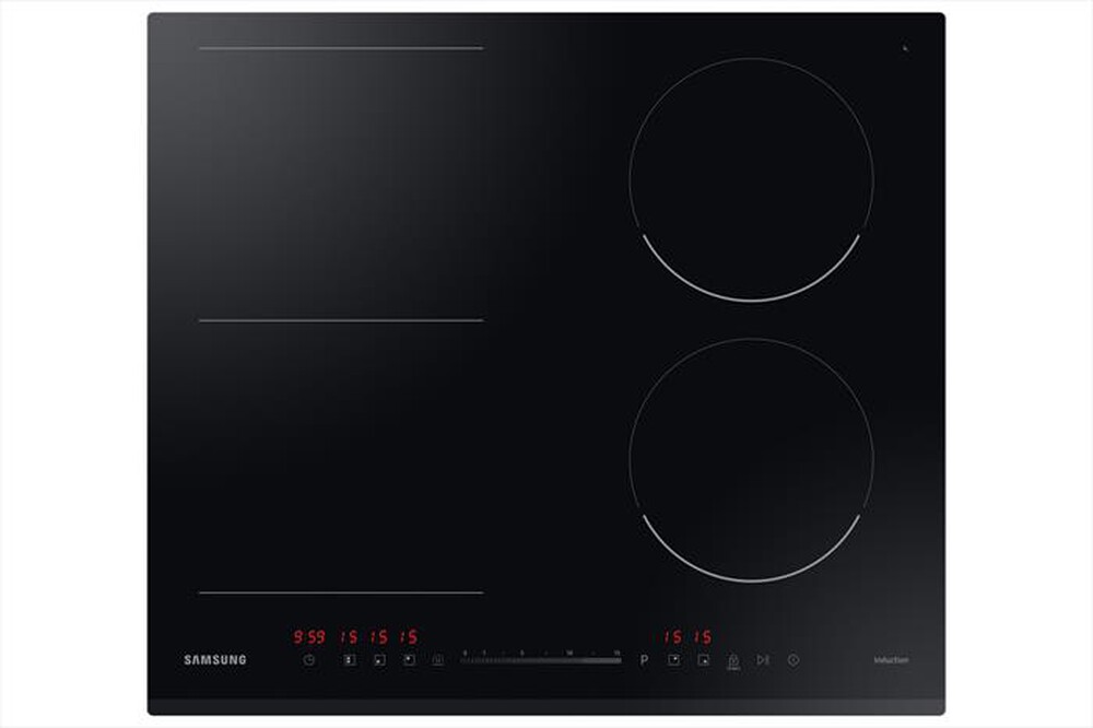 "SAMSUNG - Piano cottura induzione NZ64R3747BK/UR 56 cm-VETROCERAMICA NERO"