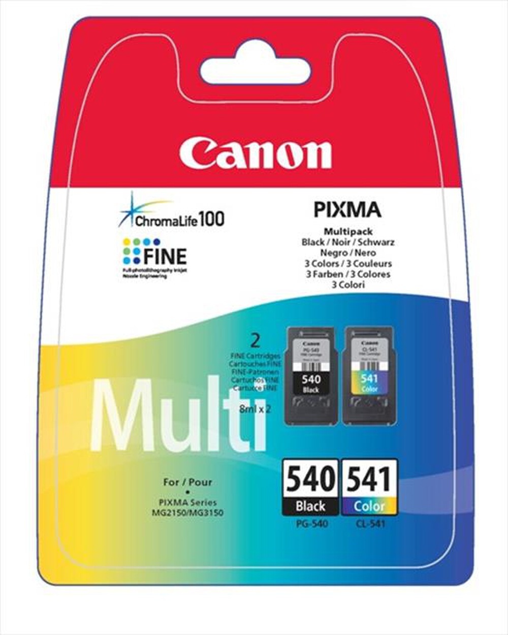 "CANON - PG-540/CL-541 MULTIPACK-Black, Colors"