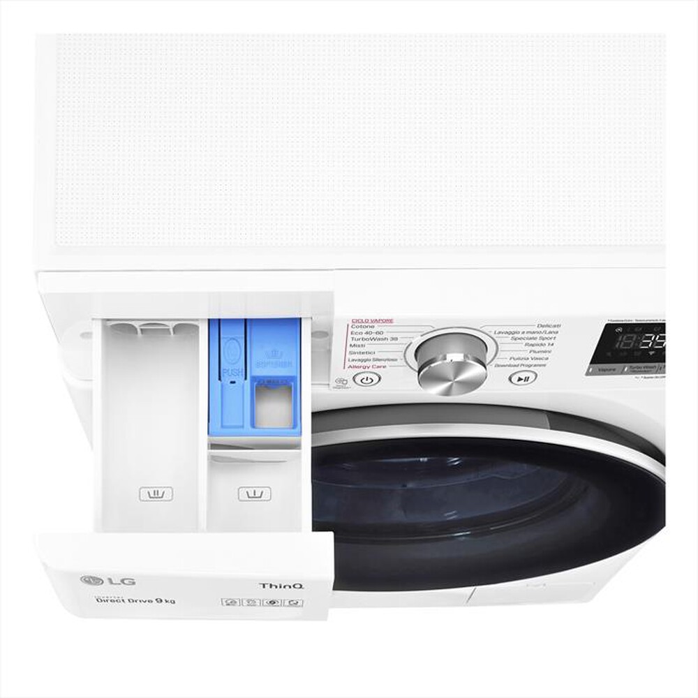 "LG - Lavatrice F4WV709S1E 9 Kg Classe A-White"