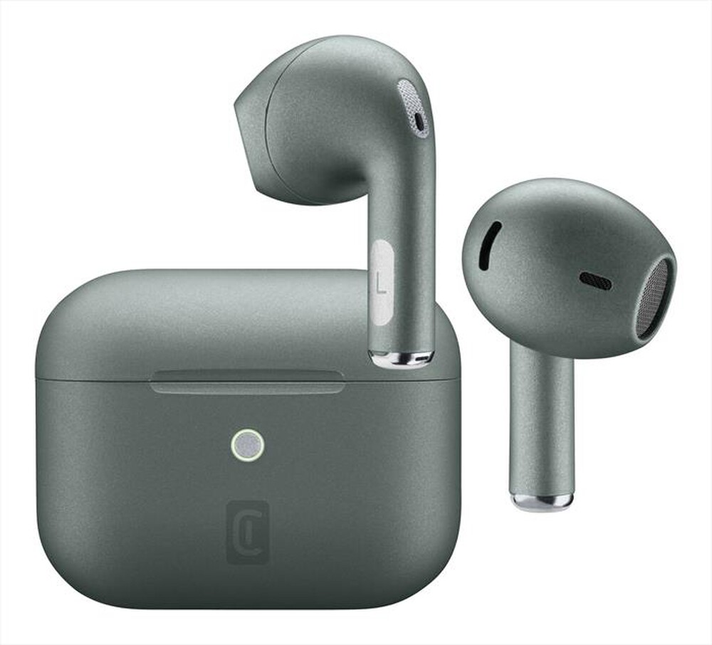 "CELLULARLINE - Auricolare Bluetooth BTCRYSTALTWSG-Verde"