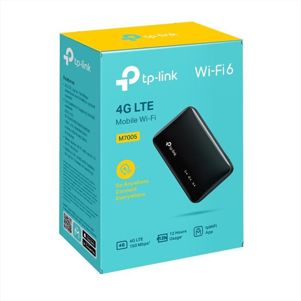 Immagine del prodotto TP-LINK - Router 150MBPS AX300 4G LTE MOBILE WI-FI-Nero