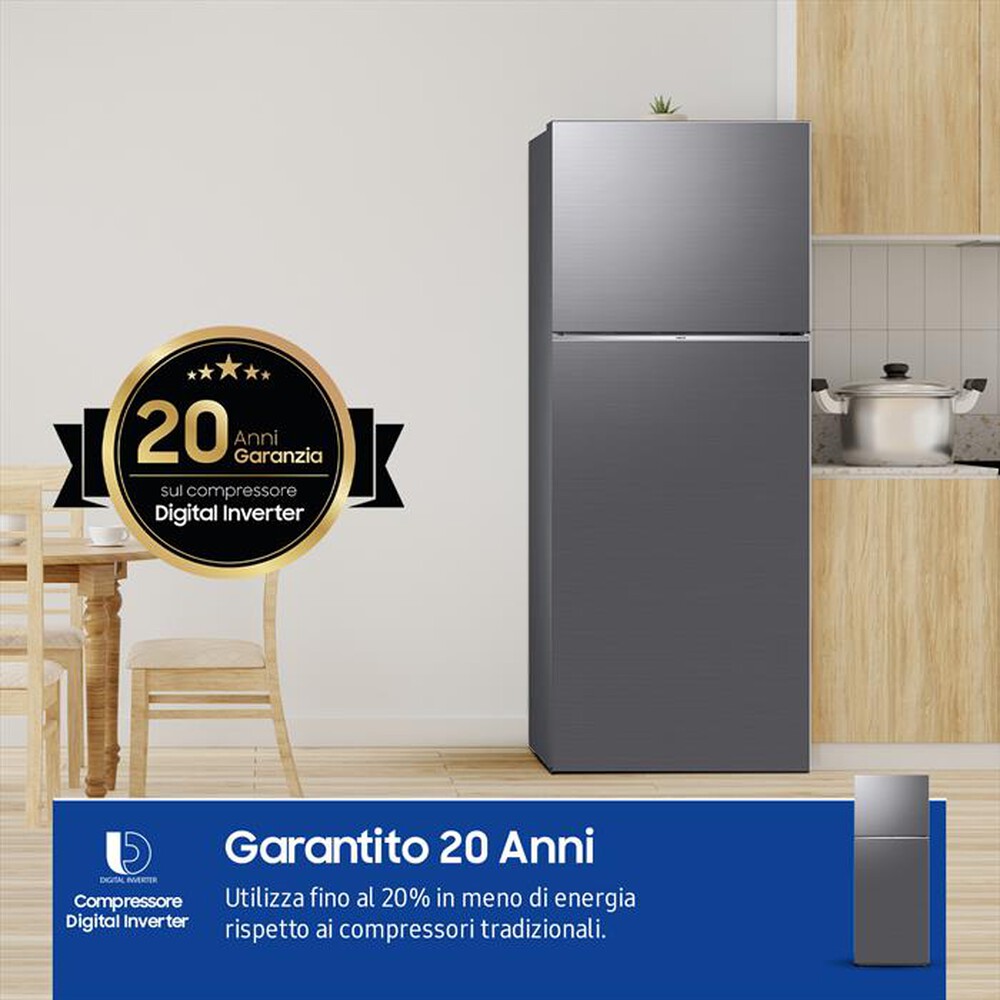 "SAMSUNG - Frigorifero 2 porte RT47CG6626S9ES Classe E 465 lt-METAL INOX"