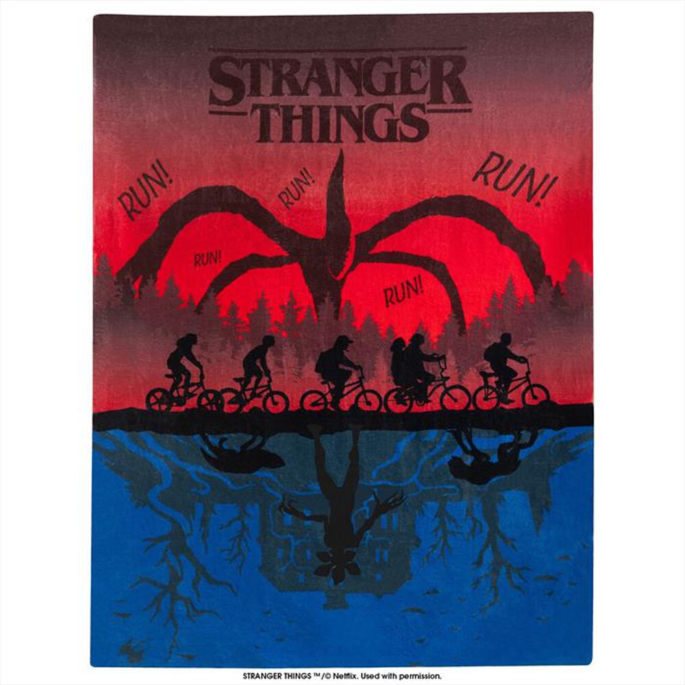 Immagine del prodotto IMETEC - CALDOPLAID STRANGER THINGS 160X120 CM-Rosso e Blu