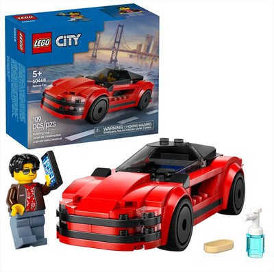 LEGO - CITY Auto sportiva rossa - 60448-Multicolore