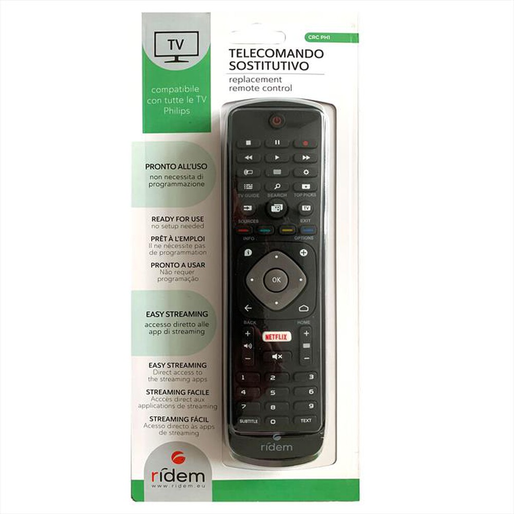 "RIDEM - Telecomando CRCPH1"