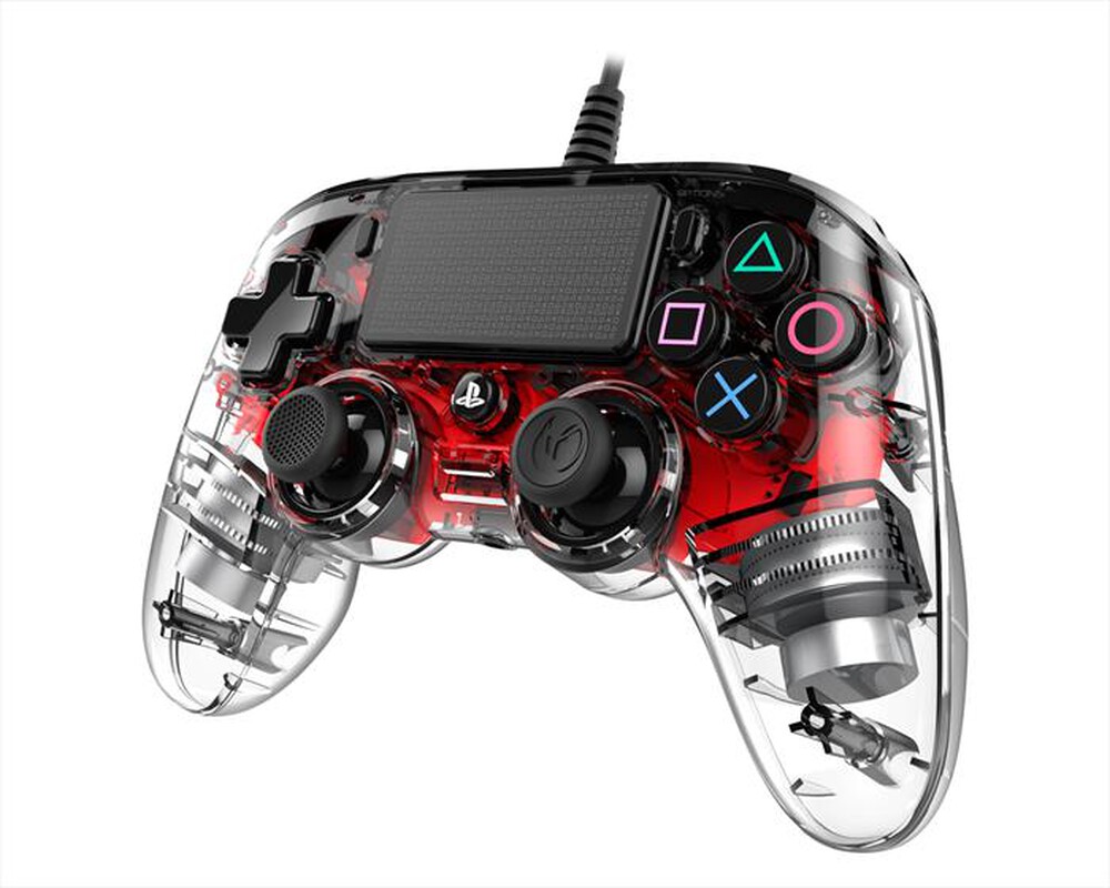 "NACON - NACON PS4 LIGHT PAD RED-TRASPARENTE ROSSO"
