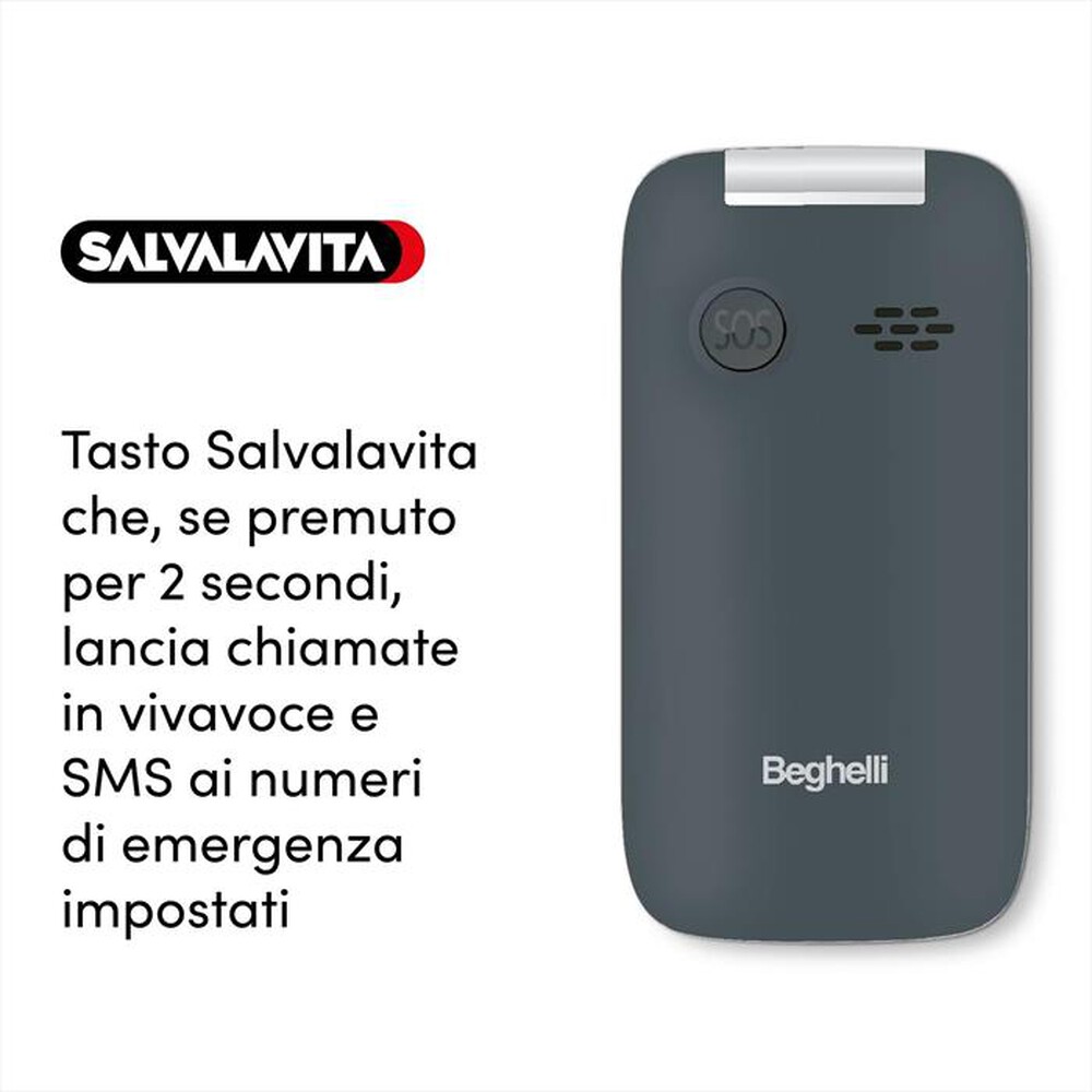 Immagine del prodotto BEGHELLI - Telefono 9200-grigio