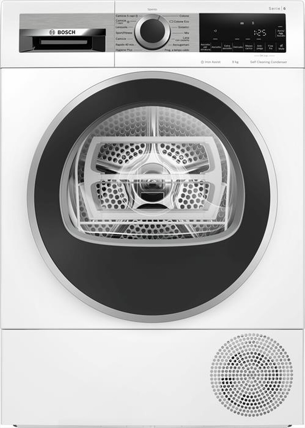 Immagine del prodotto BOSCH - Asciugatrice Serie 6 WQG245C0IT 9Kg Classe C-Bianco