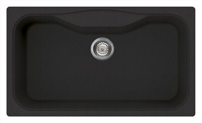 SMEG - Lavello lneare LSEG860A2 1 vasche-Antracite