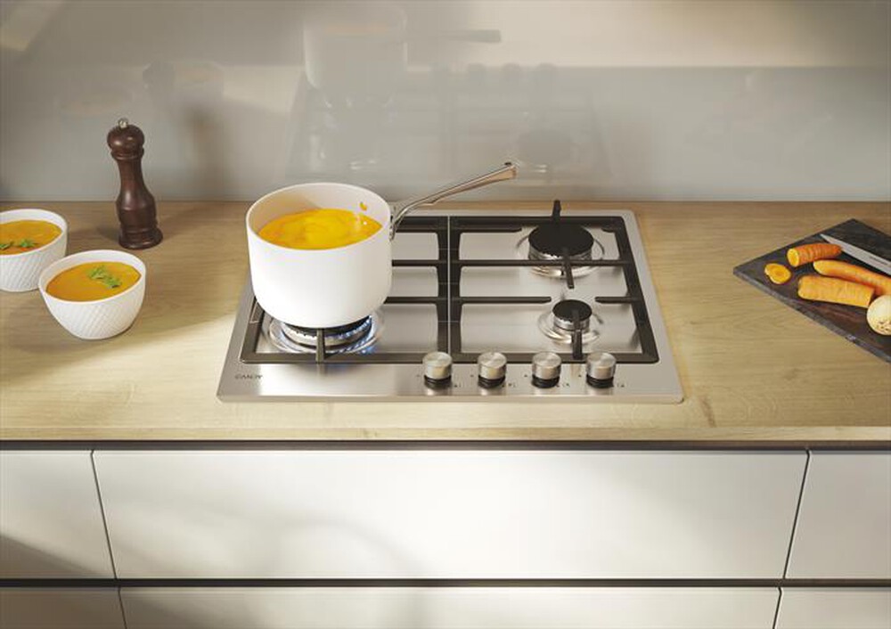 Immagine del prodotto CANDY - Piano cottura gas CHG6BF4WTX 59,5 cm-Acciaio inox