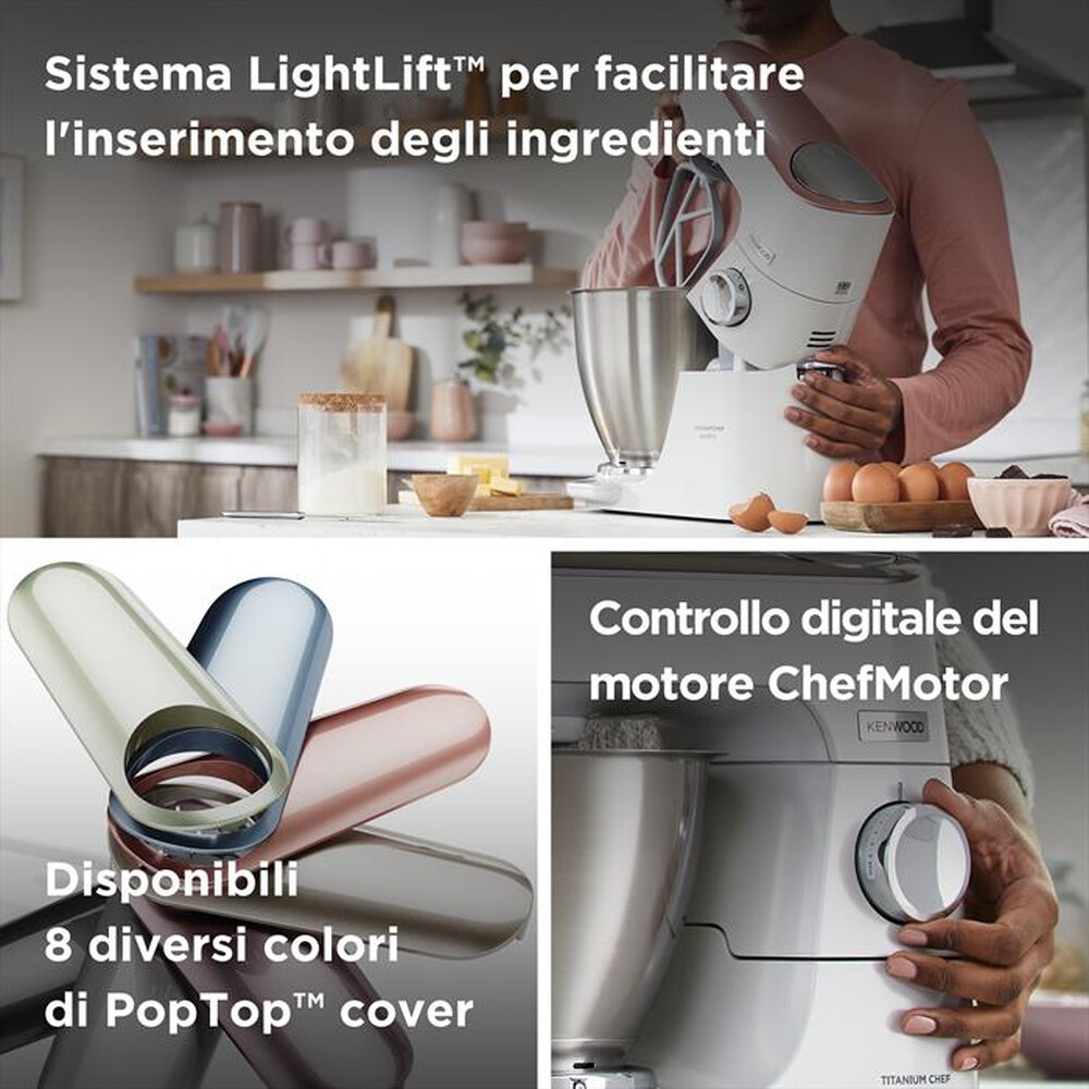 Immagine del prodotto KENWOOD. - Planetaria Titanium Chef Baker XL KVL65.001WH-Bianco