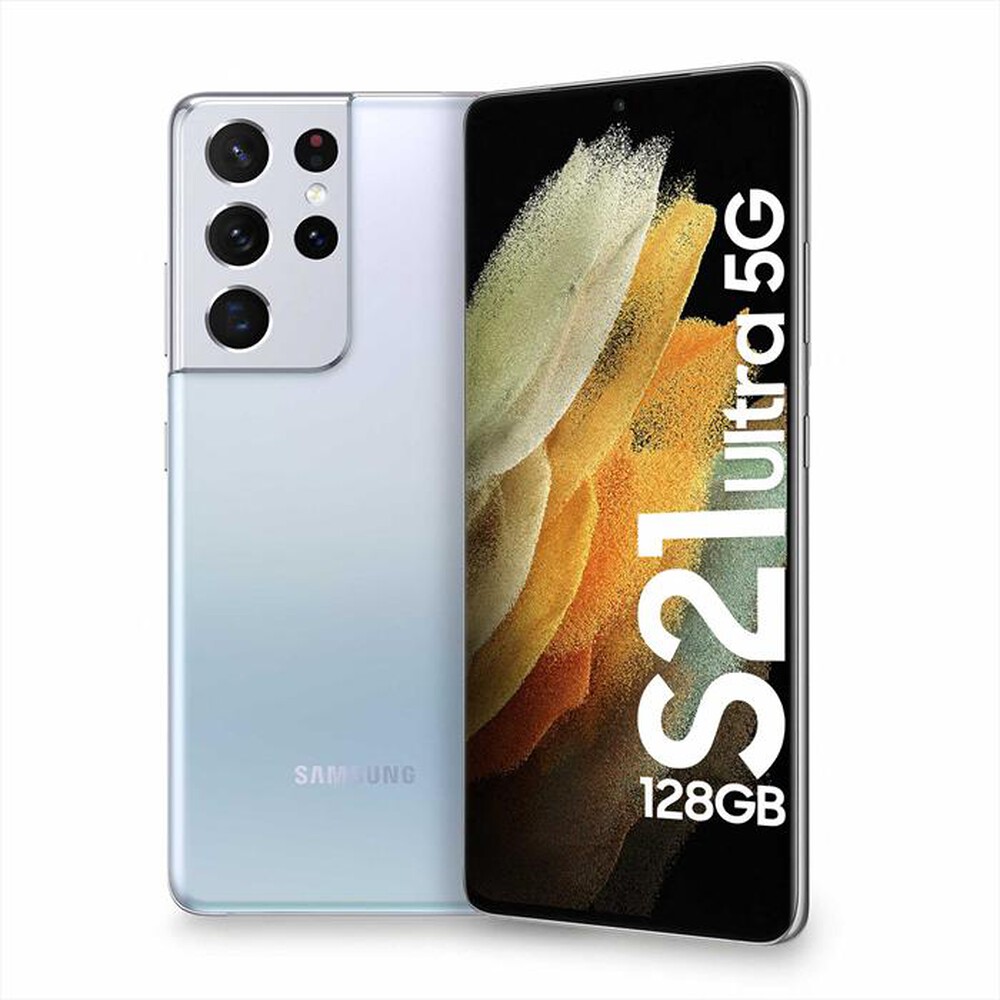"SAMSUNG - GALAXY S21 ULTRA 5G 128GB-Phantom Silver"