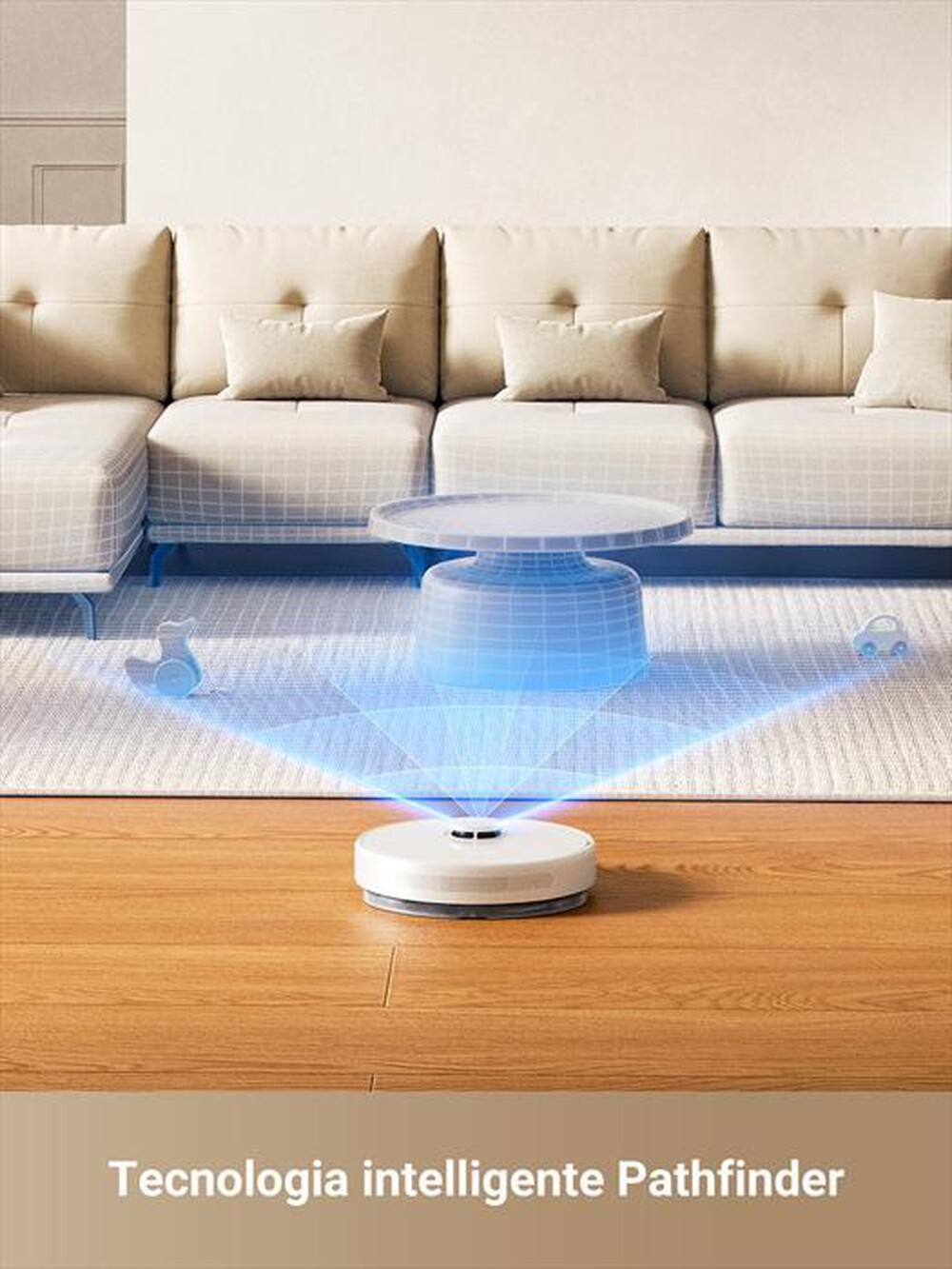 "DREAME - Aspirapolvere robot D10 PLUS GEN2-Bianco"