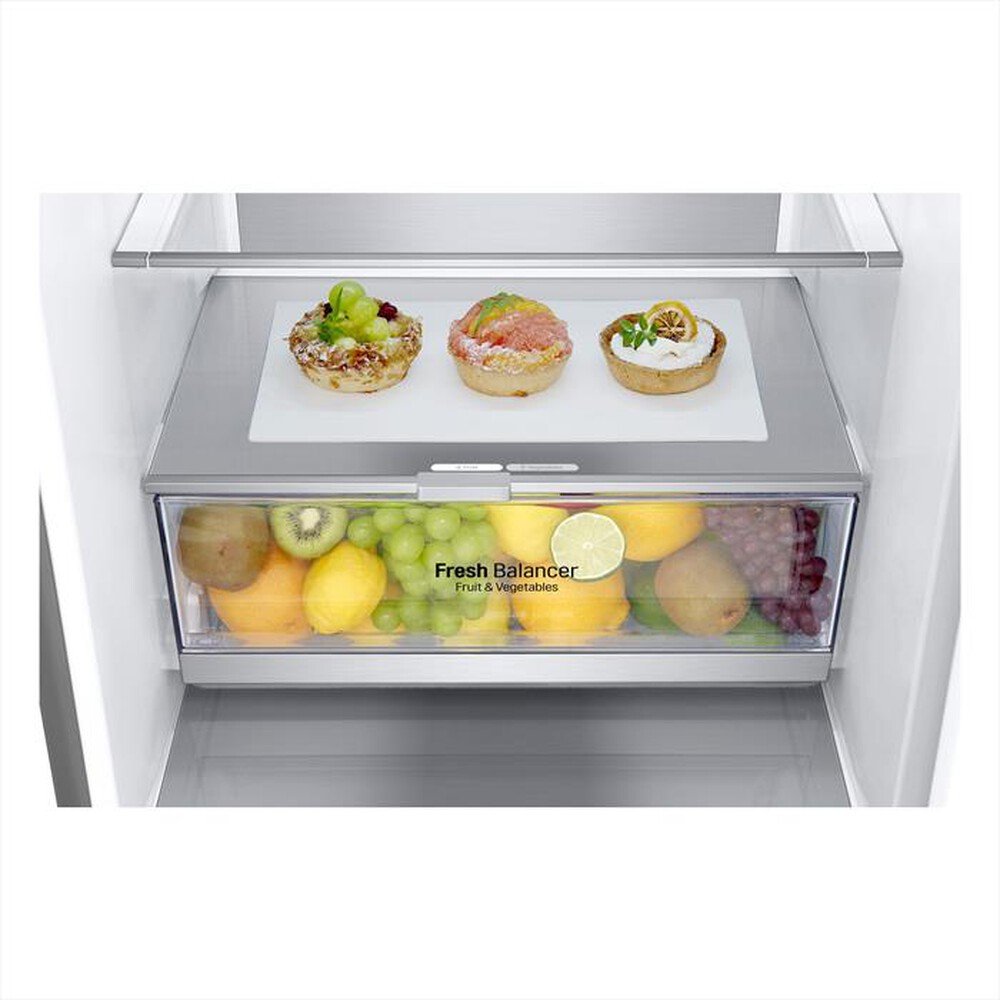 "LG - Frigorifero combinato GBV7280DPY Classe D 387L-Argento"