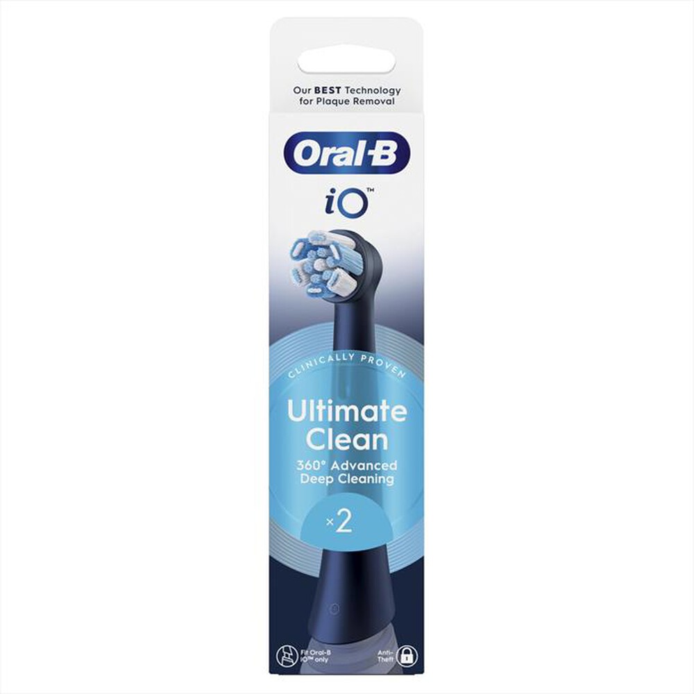 "ORAL-B - OB PW REFILL ULTIMATE CLEAN BLACK X2CT-NERO"