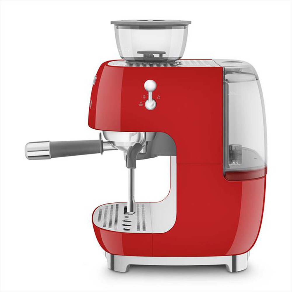 "SMEG - Macchina Caffè Espresso e macinacaffè EGF03RDEU-Rosso"