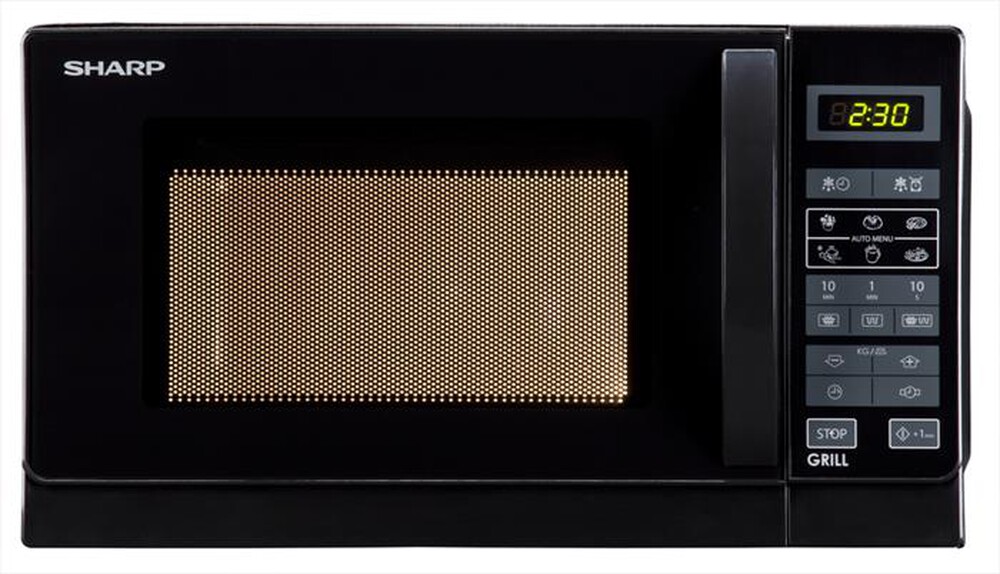 "SHARP - R-642BKW-Nero / lucide"