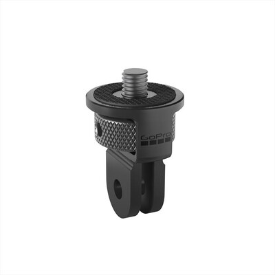 GoPro - Adattatore con filettatura 1/4"-20 in alluminio-Nero