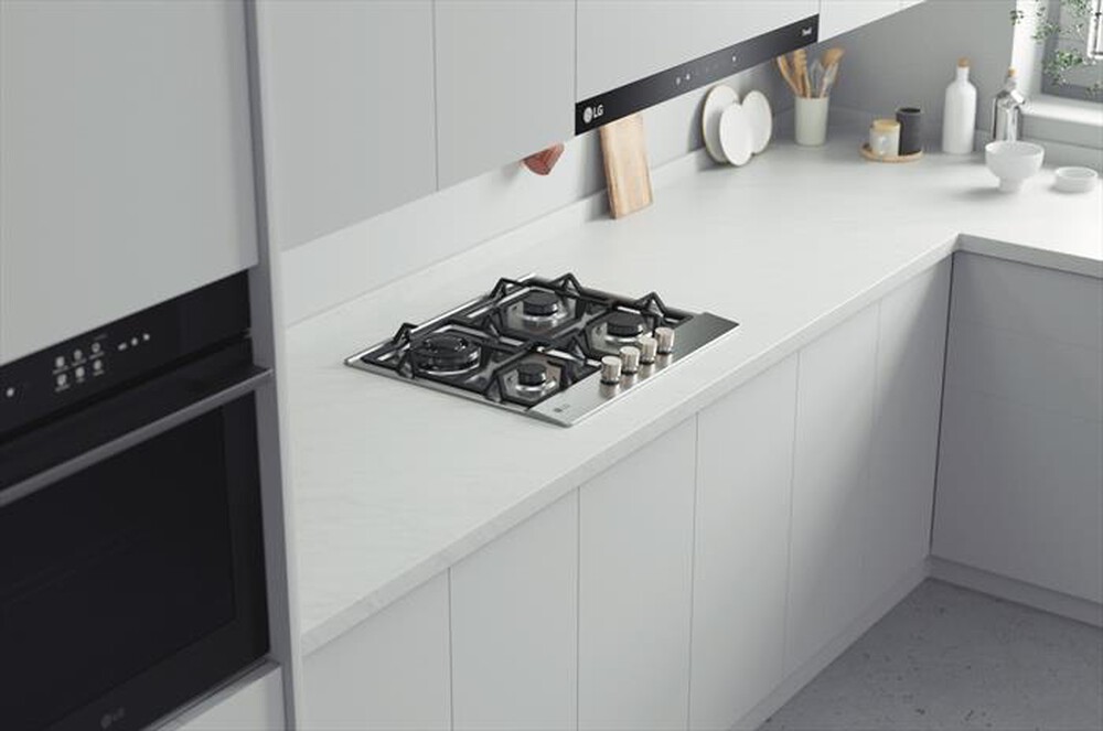 "LG - Piano cottura a gas CBGZ2414S 59,4 cm-Inox"