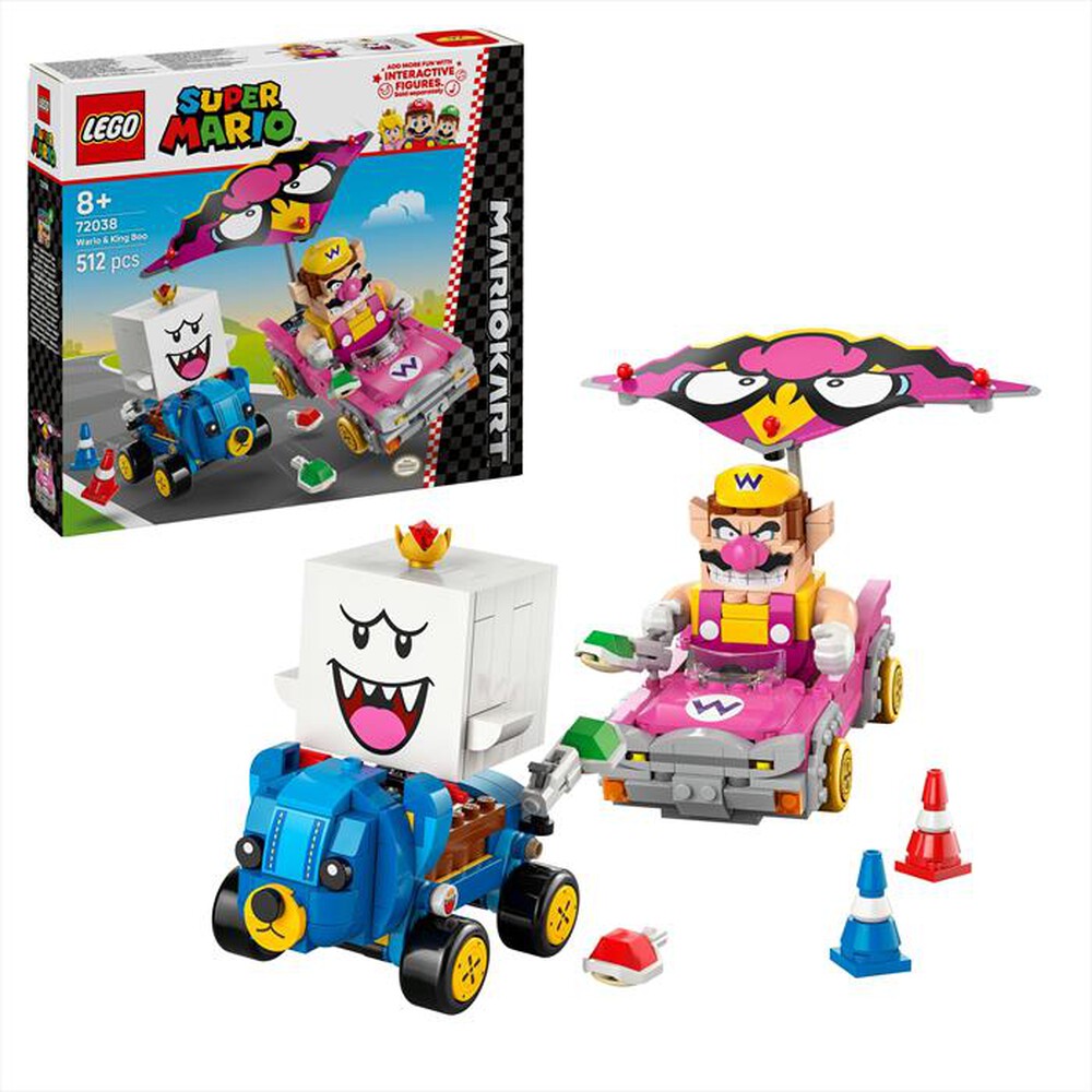Immagine del prodotto LEGO - SUPER MARIO Mario Kart – Wario e Re Boo 72038