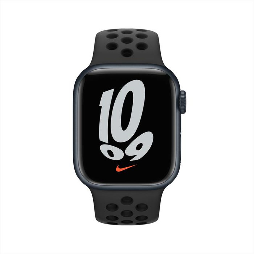 "APPLE - Apple Watch NIKE Series 7 GPS+Cellular 41mm Allu - Mezzanotte Sport AntraciteNero"