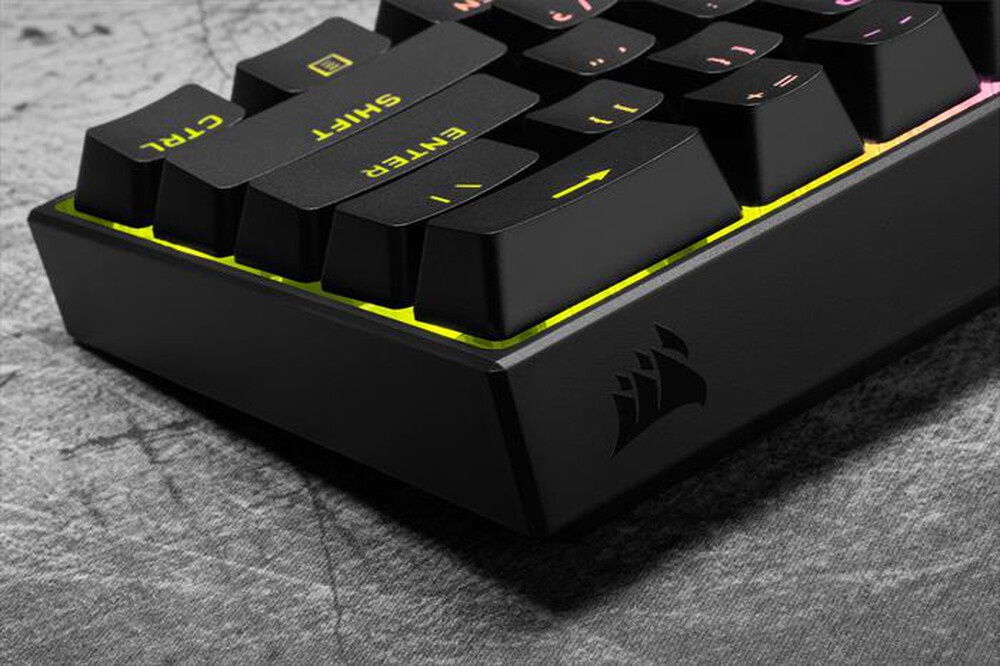 "CORSAIR - Tastiera K65 RGB MINI-Nero"