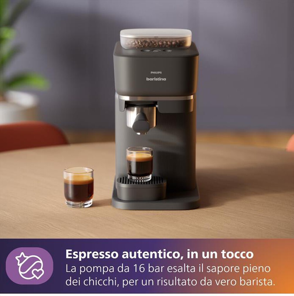 Immagine del prodotto PHILIPS - Macchina da caff&egrave; BARISTINA BAR300/60-Nero