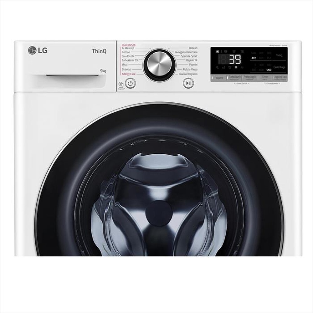 "LG - Lavatrice AI DD R7 F2R7S09TSWC 9kg Classe A-10%-Bianca"