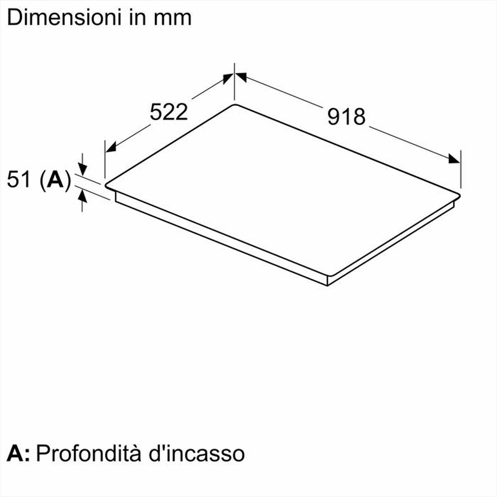Immagine del prodotto BOSCH - Piano cottura a induzione PIV931HC1E 90 cm
