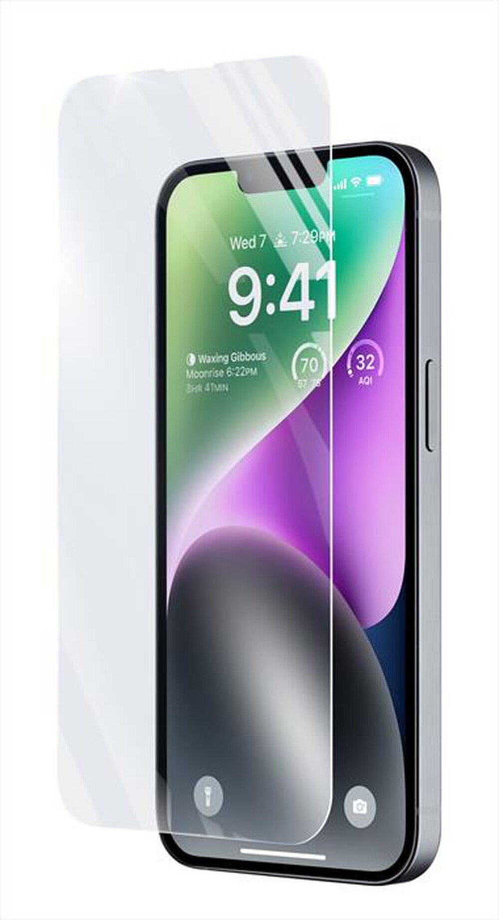 Immagine del prodotto CELLULARLINE - Tempered Glass TEMPGLASSIPH14 per iPhone 14/14 Pro-Trasparente