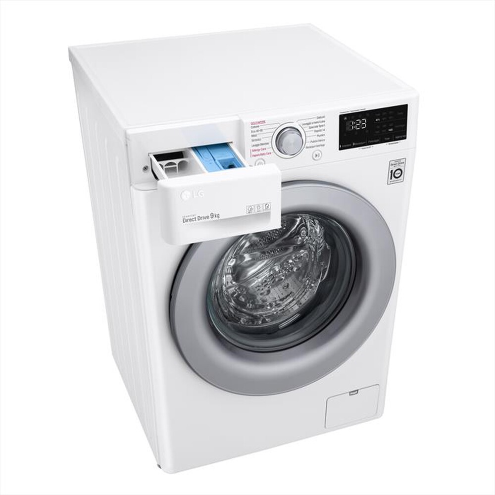 "LG - Lavatrice F4WV309S4E 9 Kg Classe B-Bianco"