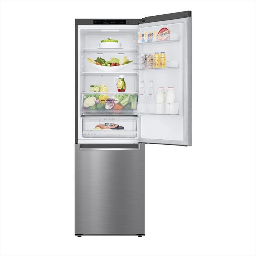 "LG - Frigorifero combinato GBB61PZJMN Classe E 341 lt-Argento"
