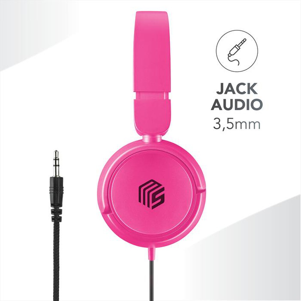 Immagine del prodotto CELLULARLINE - Cuffie a padiglione chiuso MUSICSOUNDFULLCP-Rosa