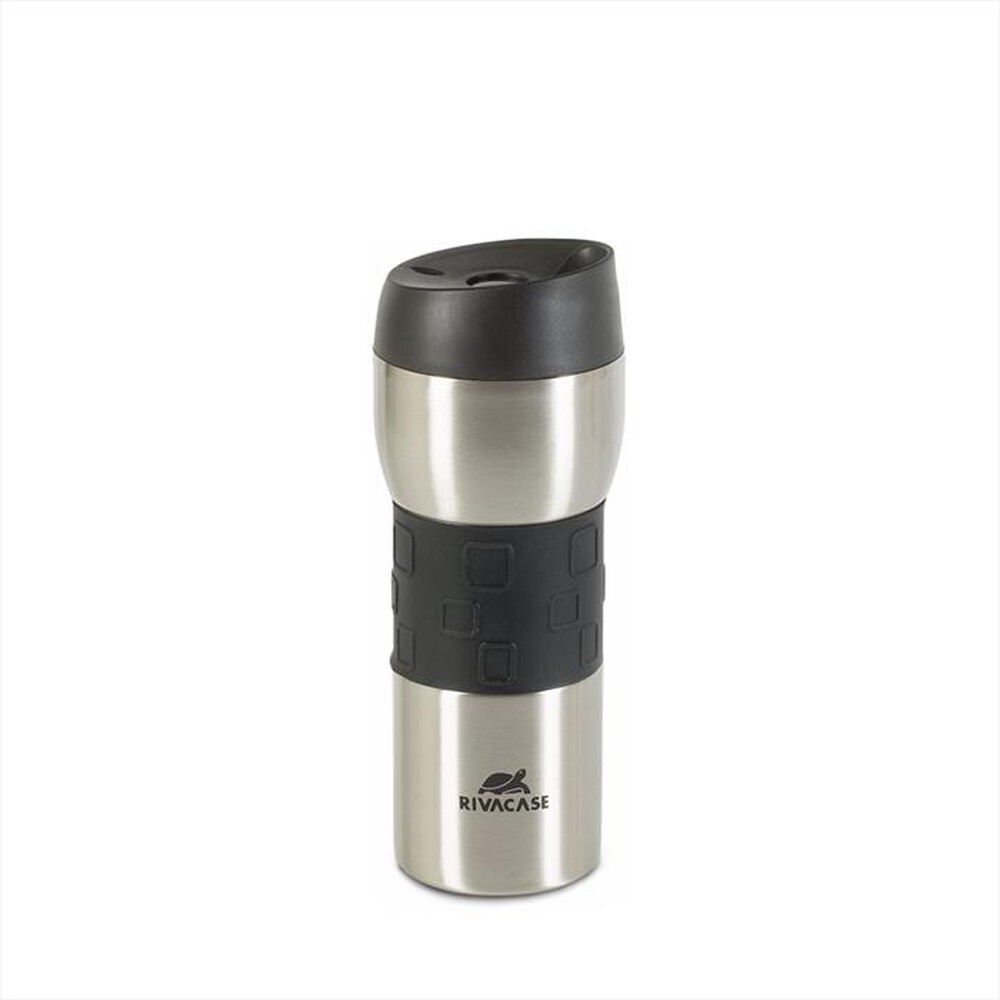 RIVACASE - 90442SLM TAZZA DA VIAGGIO ISOTERMICA DA 0,45 L ARG-Argento