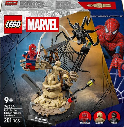LEGO - MARVEL Battaglia epica: SpiderMan vs.Sandman 76334