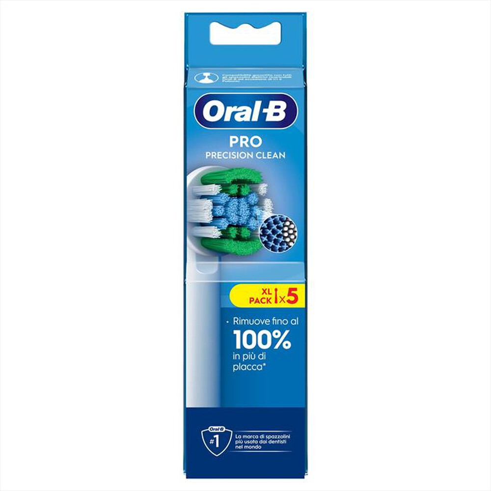 Immagine del prodotto ORAL-B - Testine ricambio EB20RX 5 CT PRECISIONCLEAN IT FFS-BIANCO