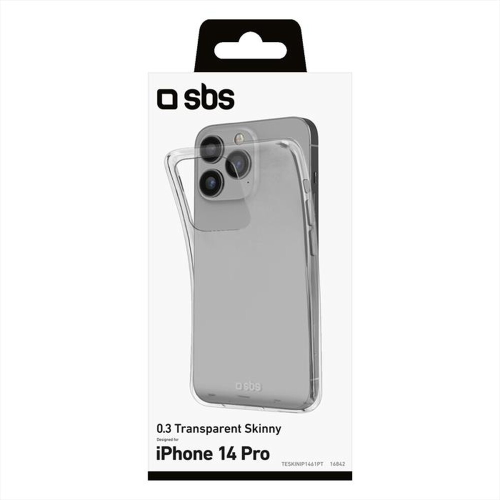 "SBS - Cover TESKINIP1461PT per iPhone 14 Pro-Trasparente"